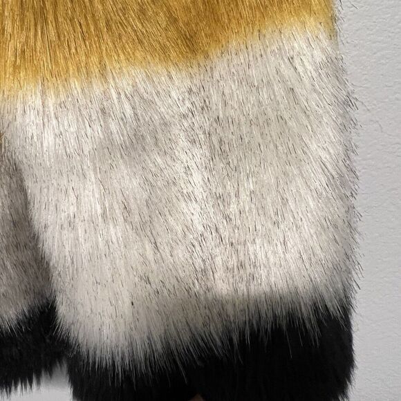 Zara Faux Fur Jacket Coat - Picture 6 of 10